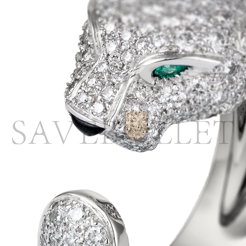 CARTIER PANTHÈRE DE CARTIER RING, MEDIUM MODEL, PAVED N4225200